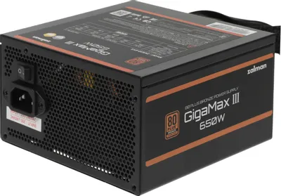 Блок питания Zalman ZM650-GV3 Gen.5,  650Вт,  80 PLUS BRONZE,  120мм, черный, retail