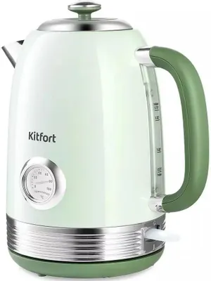 Чайник электрический KitFort КТ-6604, 1.7л, металл/пластик