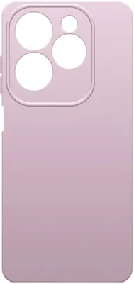 Чехол (клип-кейс) BORASCO Microfiber Case, для Infinix Hot 40/40 Pro, лавандовый [72734]