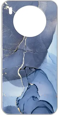 Чехол (клип-кейс) GRESSO Air, для Honor 50 Lite, прозрачный/голубой [gr17aaae9361]