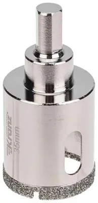 Коронка KRANZ KR-92-0026,  по кафелю/керамограниту/стеклу,  цилиндрический