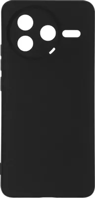 Чехол (клип-кейс) BORASCO Silicone Case, для Xiaomi Poco F7 Pro, черный [75176]