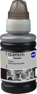 Чернила Cactus CS-EPT6731 T6731, для Epson, 100мл, черный