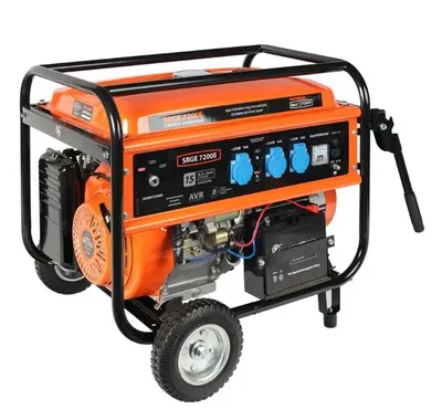 Бензиновый генератор Patriot Max Power SRGE 7200E, 220/12 В, 6.5кВт, на колёсах с АКБ [474103188]
