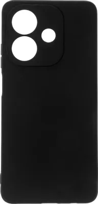 Чехол (клип-кейс) BORASCO Silicone Case, для Oppo A3, черный [73741]