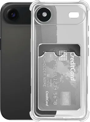 Чехол (клип-кейс) BORASCO Bumper Case, для Apple iPhone Air, противоударный, прозрачный [75809]