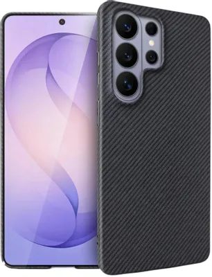 Чехол (клип-кейс) BORASCO Art Case, для Samsung Galaxy S26 Ultra, черный [76420]