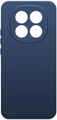 Чехол (клип-кейс) BORASCO Microfiber Case, для Xiaomi Redmi Note 14 Pro+ 5G, синий [75074]