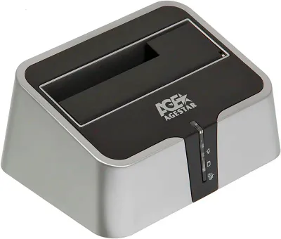 Док-станция для  HDD AgeStar 3CBT2, серебристый