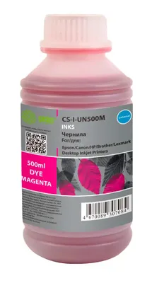 Чернила Cactus CS-I-Un500M, для Epson, для HP, для Canon, для Xerox, 500мл, пурпурный