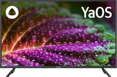 43" Телевизор Digma DM-LED43UBB31 4K Ultra HD, СМАРТ ТВ, YaOS, черный