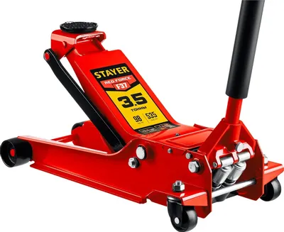Домкрат гидравлический Stayer 43158-3.5 подкатной,  3.5т