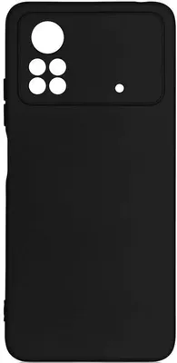 Чехол (клип-кейс) DF poOriginal-07, для Poco X4 Pro (5G), черный [pooriginal-07 (black)]