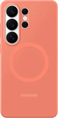 Чехол (клип-кейс) Samsung Silicone Magnet Case, для Samsung Galaxy S26 Ultra, коралловый [ef-es948coegru]