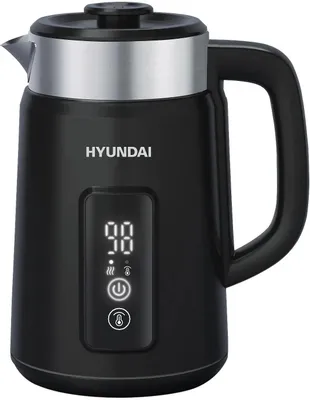 Чайник электрический Hyundai HYK-S3505, 1.5л, металл/пластик