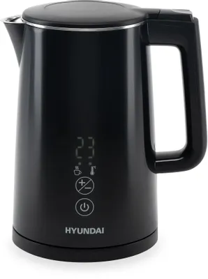 Чайник электрический Hyundai HYK-S5509, 1.5л, металл/пластик