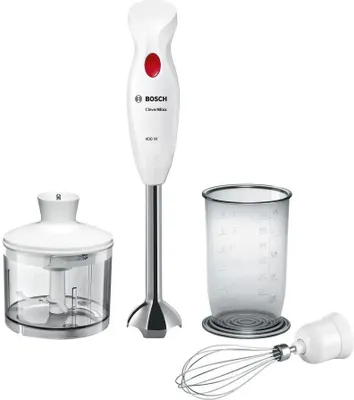 Блендер Bosch CleverMixx MSM24500,  погружной,  белый
