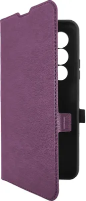 Чехол (флип-кейс) BORASCO Book Case, для Xiaomi Redmi 15 4G, фиолетовый [75815]