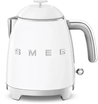 Чайник электрический SMEG KLF05WHEU, 0.8л, металл/пластик