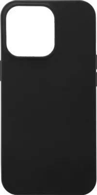 Чехол (клип-кейс) BORASCO Silicone Case, для Apple iPhone 13 Pro, черный (матовый) [40442]