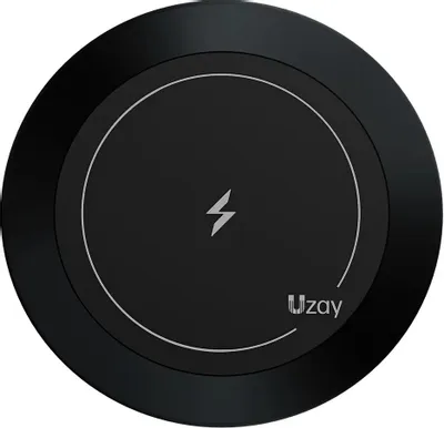 Держатель UZAY 2081001 магнитный, беспроводная зарядка, черный