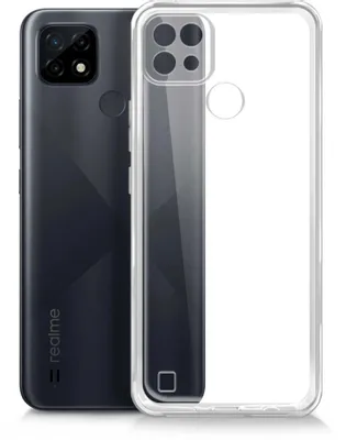 Чехол (клип-кейс) BORASCO для Realme C21, прозрачный [40040]