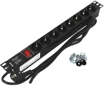 Блок распределения питания NTSS NTSS-PDU-DA2032,  горизонт.размещ.,  Х8,  Тип вход. тока 16A,  1.8м
