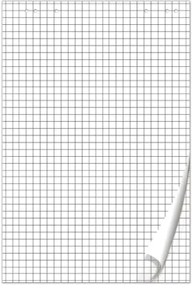 Блок бумаги BRAUBERG 128647 для флипчартов 67.5х98см клетка 50л (упак.:1шт)