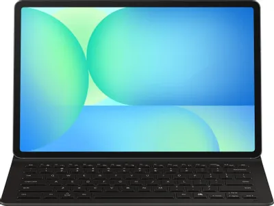 Чехол-клавиатура Samsung Book Cover Keyboard Slim, для  Samsung Galaxy Tab S10 FE+, черный [ef-dx620ubrgru]