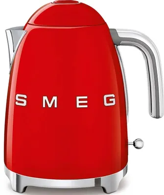 Чайник электрический SMEG KLF03RDEU, 1.7л, нержавеющая сталь