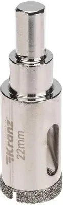 Коронка KRANZ KR-92-0007,  по керамограниту,  трехгранный