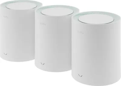 Бесшовный Mesh роутер CUDY M1300,  Wi-Fi 5,  AC1200,  2.4/5ГГц, 1 LAN,  белый, 3 шт. в комплекте [m1300(3-pack)]