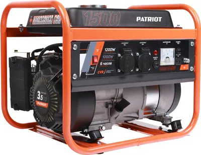 Бензиновый генератор Patriot GRS 1500, 220 В, 1.2кВт [476102225]