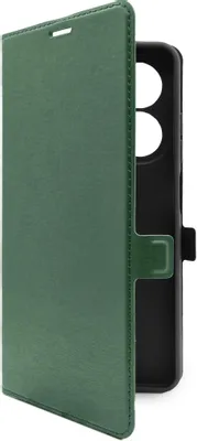 Чехол (флип-кейс) BORASCO Book Case, для Tecno Spark 20/20C/Go 2024/Pop 8, зеленый опал [72648]