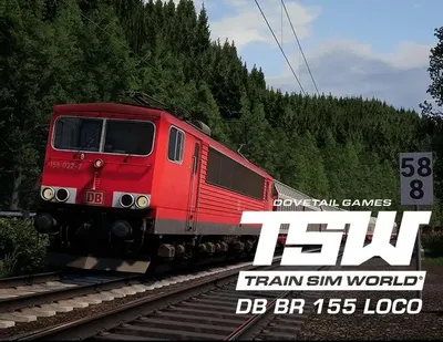 Дополнение к игре DOVETAIL Train Sim World: DB BR 155 Loco Add-On, для  ПК,  регион: Россия,  RUS (интерфейс и субтитры)