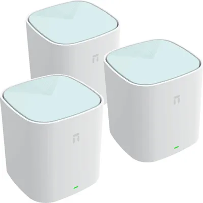 Бесшовный Mesh роутер Netis Neme X30S,  Wi-Fi 6,  AX3000,  2.4/5ГГц, 2 LAN,  3 WAN/LAN, белый, 3 шт. в комплекте [neme x30s (3 pack)]