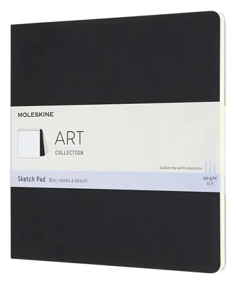 Блокнот Moleskine Art Soft,  48стр,  мягкая обложка,  черный [artskpad5]
