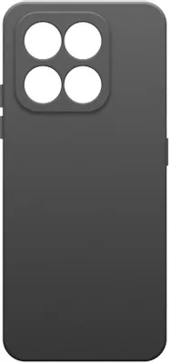 Чехол (клип-кейс) BORASCO Silicone Case, для Honor X7d, черный [75889]