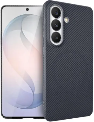 Чехол (клип-кейс) BORASCO Art Case, для Samsung Galaxy S26, черный [76417]
