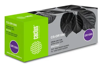Блок фотобарабана Cactus CS-DR1095 DR-1095 черный ч/б:10000стр. для DCP 1602/1602R, HL 1202/1202R