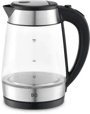 Чайник электрический BQ KT1738G, 1.7л, стекло/пластик