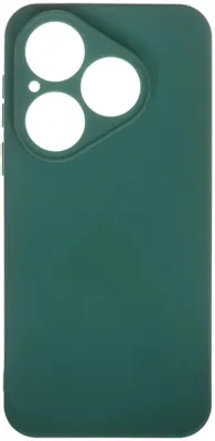 Чехол (клип-кейс) BORASCO Silicone Case, для Huawei Pura 80, зеленый опал [75752]