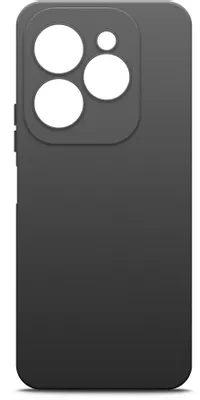 Чехол (клип-кейс) BORASCO Silicone Case, для Infinix Hot 40 Pro, черный [72731]