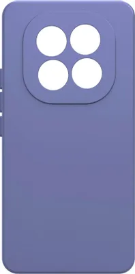 Чехол (клип-кейс) BORASCO Silicone Case, для Xiaomi Redmi Note 15 Pro 4G, лавандовый [76164]