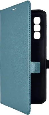 Чехол (флип-кейс) BORASCO Book Case, для Infinix Hot 70, зеленый опал [76713]
