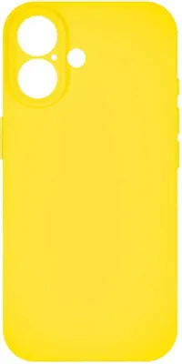 Чехол (клип-кейс) ZIBELINO TPU Matte, для Apple iPhone 16, желтый [zsmf-apl-16-yel]