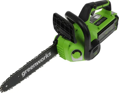 Цепная пила GREENWORKS G40CS30K2,  аккумуляторная,  40В,  4Ач,  с одним аккумулятором [2007807ub]