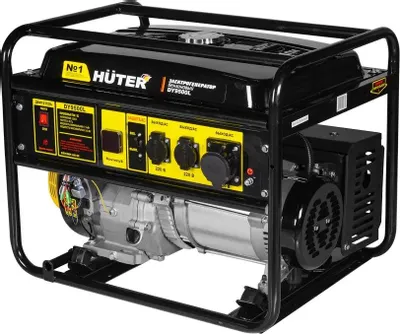 Бензиновый генератор Huter DY9500L, 220 В, 8кВт [64/1/39]