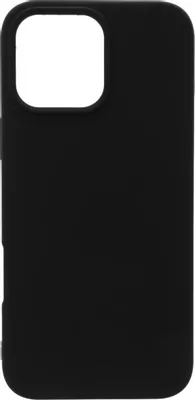 Чехол (клип-кейс) BORASCO Microfiber Case, для Apple iPhone 16 Pro Max, черный [73689]