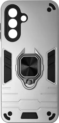 Чехол (клип-кейс) BORASCO Anti-Shock case, для Samsung Galaxy A26, противоударный, серебристый [74941]
